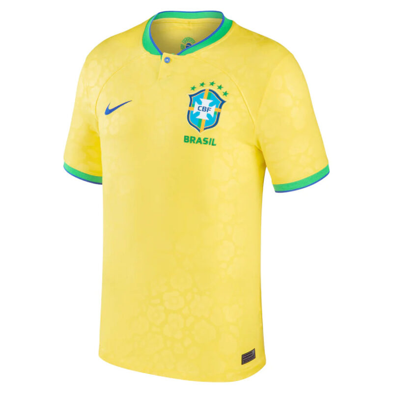 Brazil 2022 World Cup Home Kit Football Kits Pro