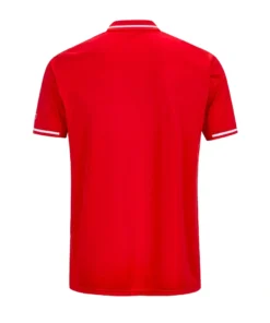Back view of adidas Nottingham Forest Home Kit 25/26 in red with short sleeves, no name or number.