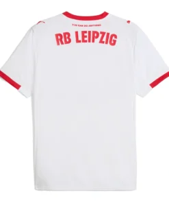 PUMA RB Leipzig Home Kit 25/26, back view, white, short sleeves, no player name or number.