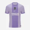 Nike Brighton Away Kit 25/26, front view, bold dual-tone purple, crewneck, short sleeves.