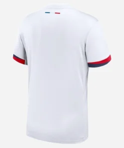 Back view of PSG Away Kit 25/26, white, crewneck, short sleeves, no name or number.