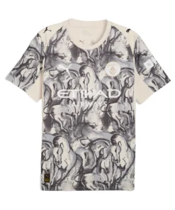 Manchester City Year of the Horse Kit 2026 by PUMA, front view with Fire Horse artwork, crewneck collar and short sleeves.