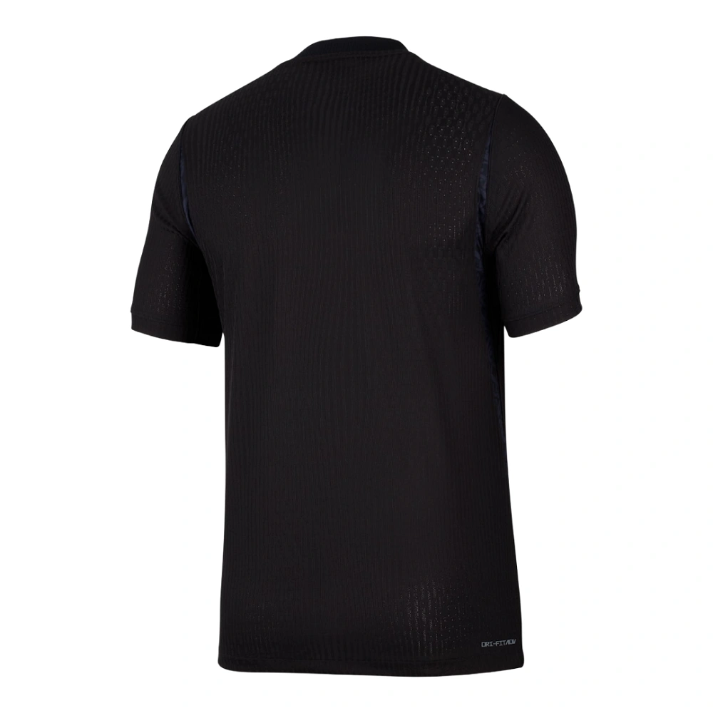 Back view of Norway Away Kit 2026 by Nike in black with short sleeves, no name or number.