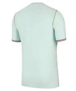 Back view of Nike France Away Kit 2026 in soft green with short sleeves, no name or number.