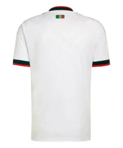 Back view of the Mexico Away Jersey 2026. White base with short sleeves and a clean finish, shown without a name or number.