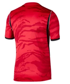 South Korea Home Kit 2026, back view, red design, short sleeves, no name or number.