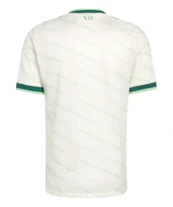 Northern Ireland Away Kit 2026, back view, off-white base with XII neck detail, no name or number.