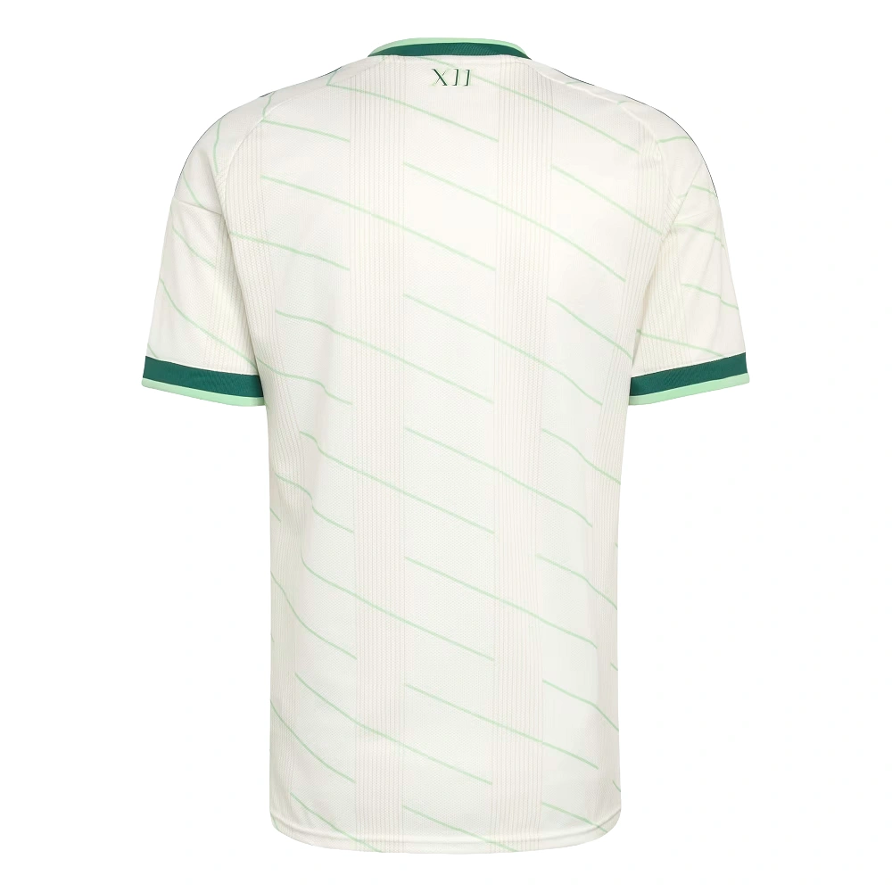 Northern Ireland Away Kit 2026, back view, off-white base with XII neck detail, no name or number.