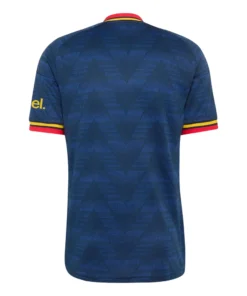 Back view of the adidas Arsenal 26/27 Away Jersey, blank with no name or number, showing navy fabric and detailed collar and cuffs.
