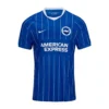 Front view of the short-sleeve Nike Brighton Home Kit 26/27 in royal blue with white pinstripes and official club crest.