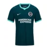 Front view of the Nike Brighton Third Kit 26/27 in deep teal with bright turquoise accents and team crest.