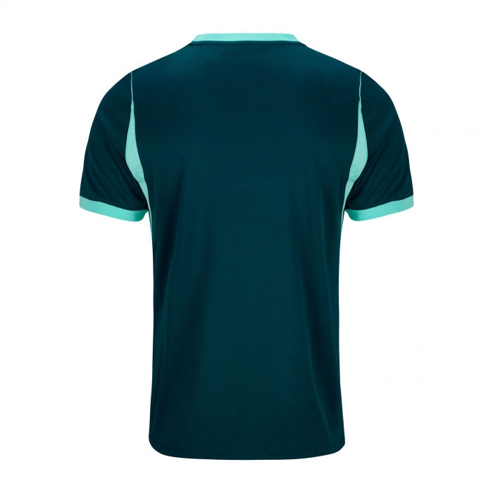 Blank back view of the Nike Brighton Third Jersey 26/27 in deep teal with no name or number printing.