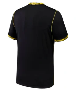 Back of the black and gold Chelsea 26/27 Away Jersey with short sleeves, no name or number.
