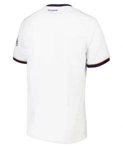 Blank back view of the Castore Everton Away Jersey 26/27 in crisp white without name or number printing.