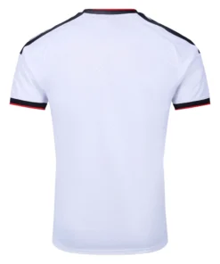 Back view of the white adidas Fulham Home Jersey 26/27 featuring a clean white back with no name or number and short sleeves.
