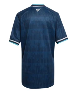 Back view of the Newcastle United Away Jersey 26/27 in navy with white magpie motif below the collar and blank back.