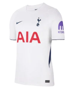 Front view of the Nike Tottenham Hotspur Home Kit 26/27 in white and navy, showing the club crest, Nike swoosh, and AIA sponsor.